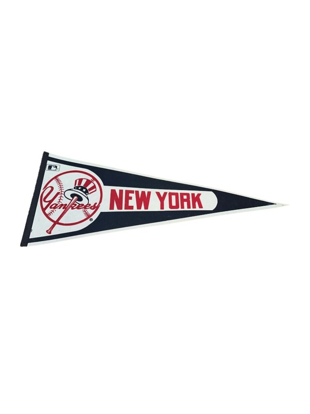 Vintage New York Yankees MLB Major League Baseball 1980's 30" Felt Retro Pennant